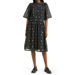 Stella Nova Minet Lou Bib Shift Dress Size Black Size 10 (40 EU)